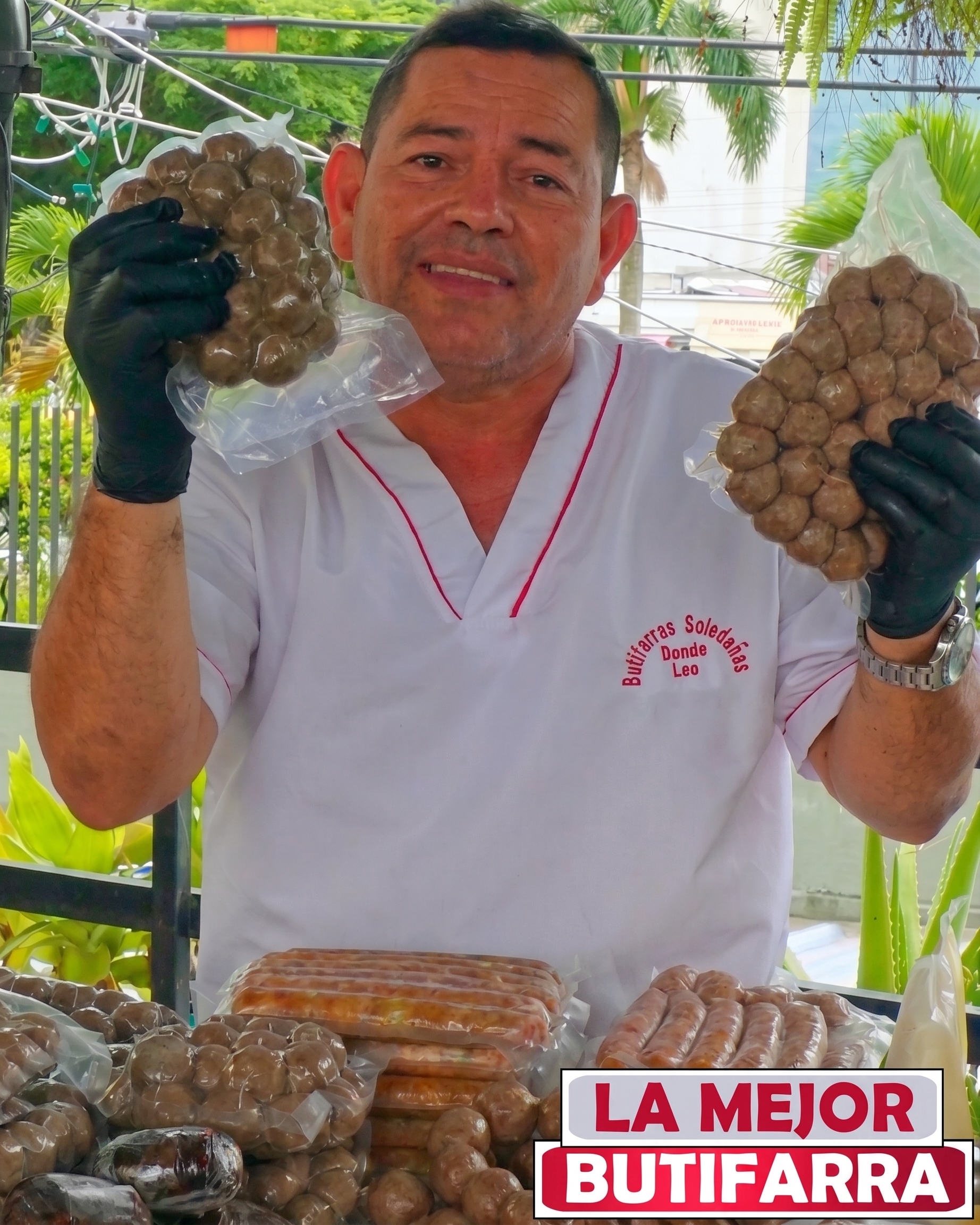 Preparación artesanal de las butifarras Donde Leo